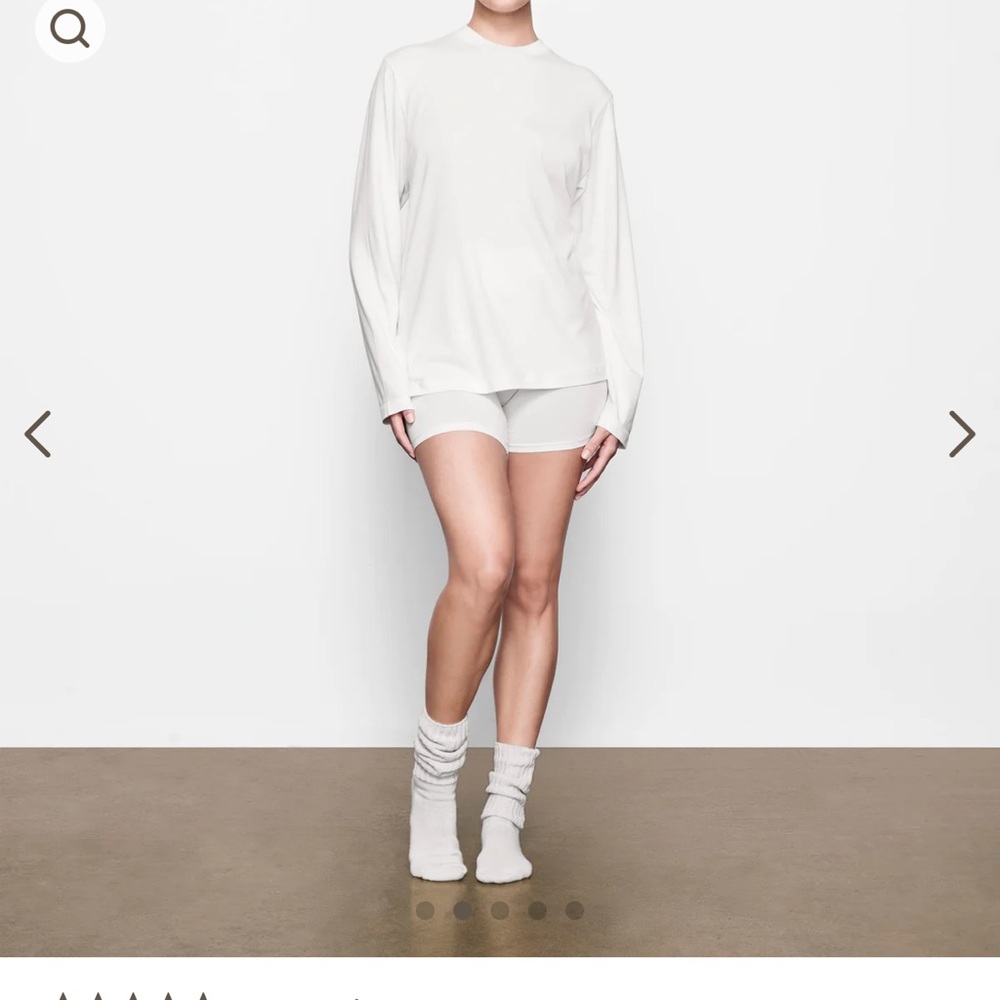 SKIMS BOYFRIEND LONG SLEEVE T-SHIRT